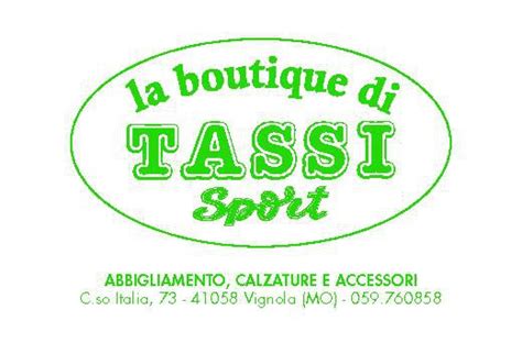 tassi sport vignola|la boutique di tassi sport 